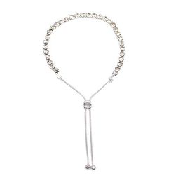 Fabienne Multi Crystal Slider Bracelet